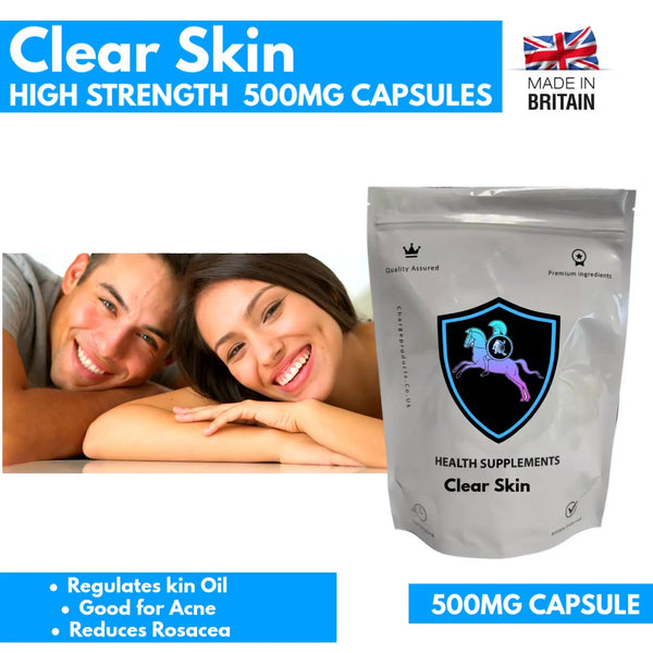 Clear Skin Capsules | Reduce Wrinkles| Helps Acne & Rosacea