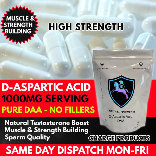 D-Aspartic Acid 500mg Capsules