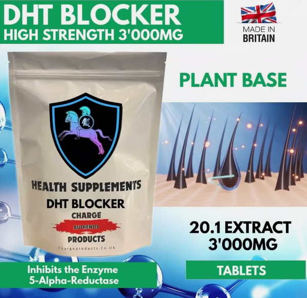 DHT Blocker Tablets 3,000mg | Hormone & Prostate Health Supplement