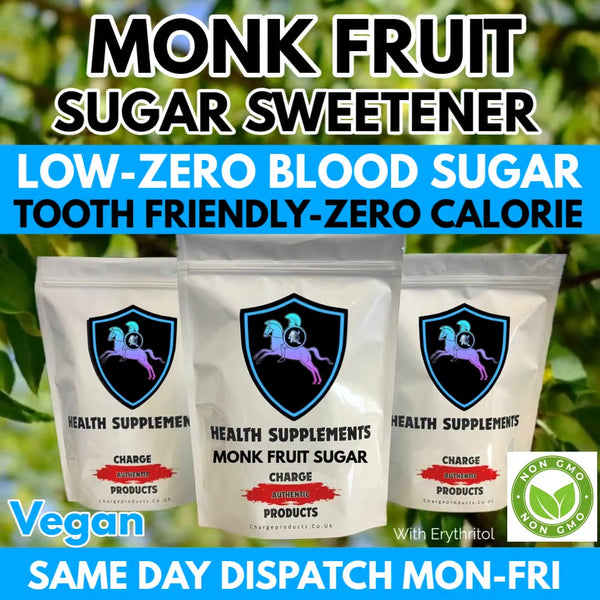 Monk Fruit Sugar Sweetener - Low Calorie Blood Sugar Great for Weight Management