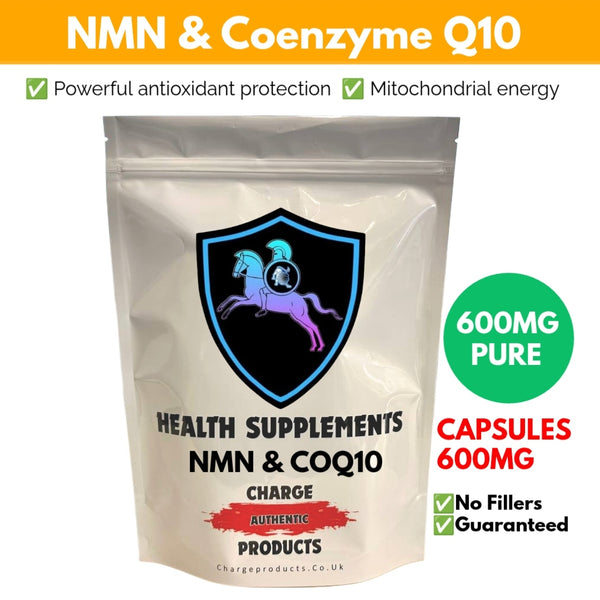 NMN + COQ10 600mg Capsules| Boost NAD & Strong Anti Oxidant