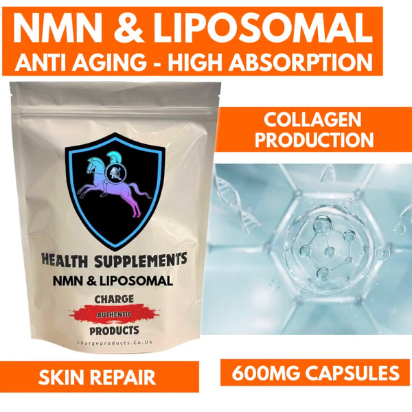 NMN & Liposomal Vitamin C 600MG Capsules | Boost Immunity Anti Aging Skin Repair