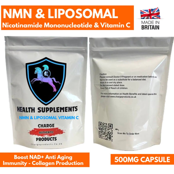 NMN & Liposomal Vitamin C 600MG Capsules | Boost Immunity Anti Ageing