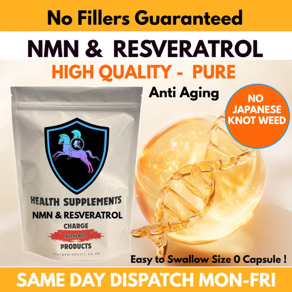 NMN & Trans Resveratrol 500mg Capsules| Anti Aging Boost NAD Supplement