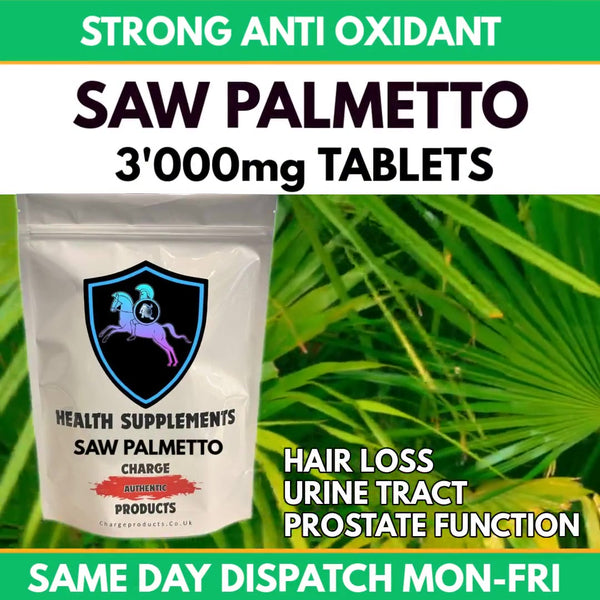 Saw Palmetto 3000mg Tablets | Prostate Health Supplement