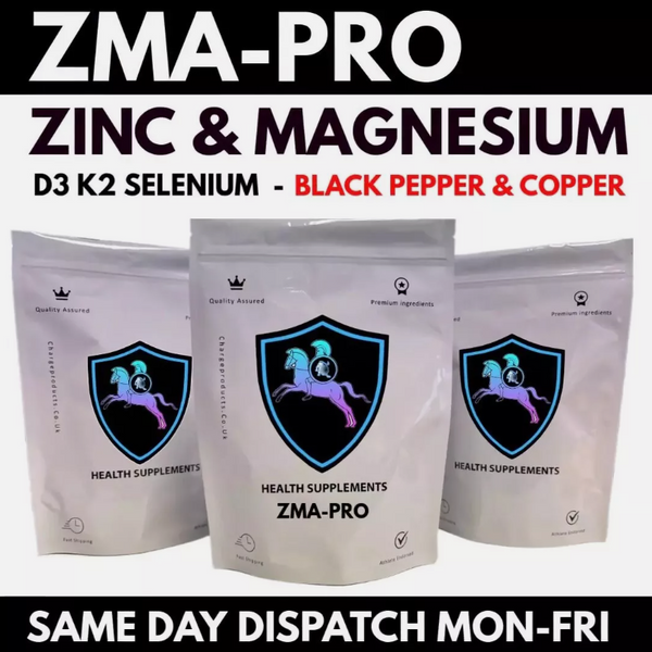 ZMA PRO Zinc Magnesium D3 K2 Selenium Copper & Black Pepper