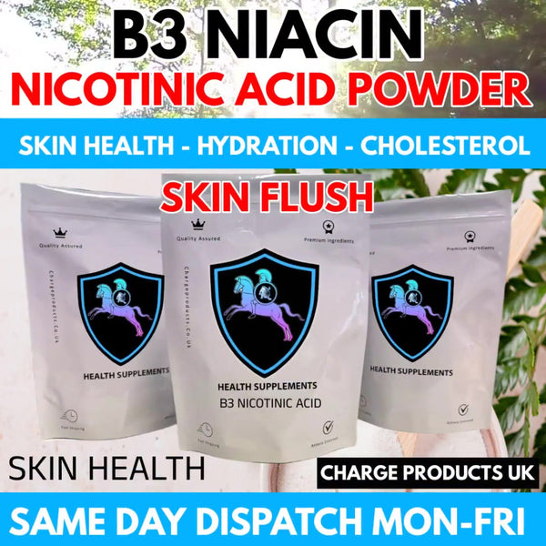 B3 Niacin Nicotinic Acid Powder "FLUSHING"