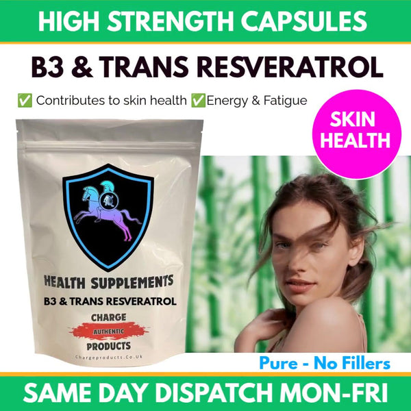 TRANS RESVERATROL & B3 NICOTINAMIDE CAPSULES