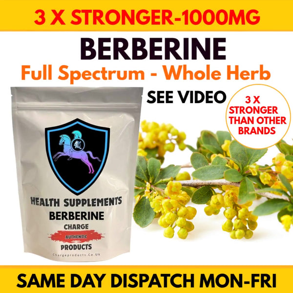 Berberine Tablets UK |Lower Blood Sugar and Cholesterol Health Supplement