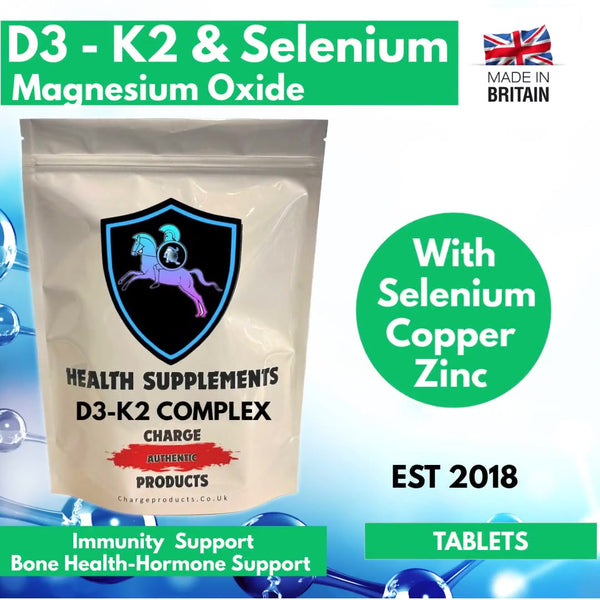 Vitamin D3 K2 MK-7 & Selenium Zinc Copper Black Pepper