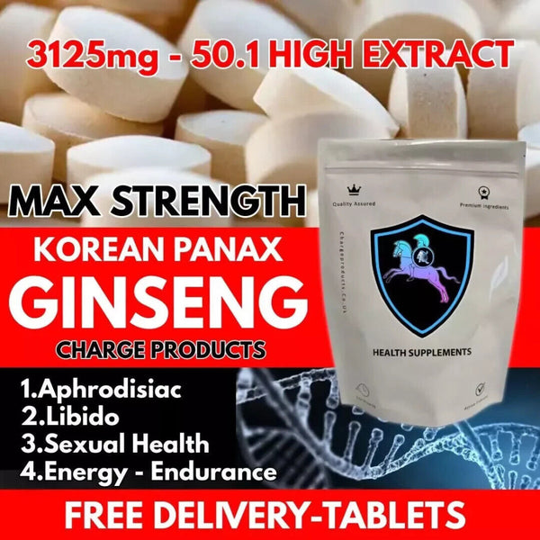 Korean Ginseng MAX 3125mg Tablets