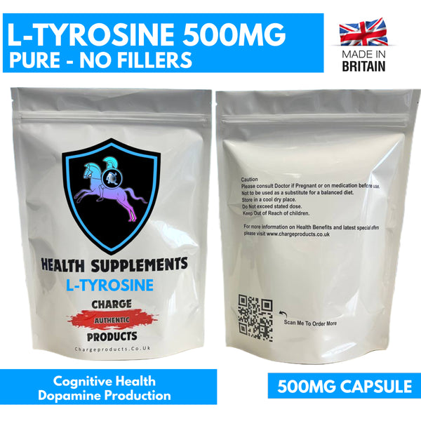 L-Tyrosine 500mg Capsules | Boost Mental Performance | Boost Dopamine | Amino Acid