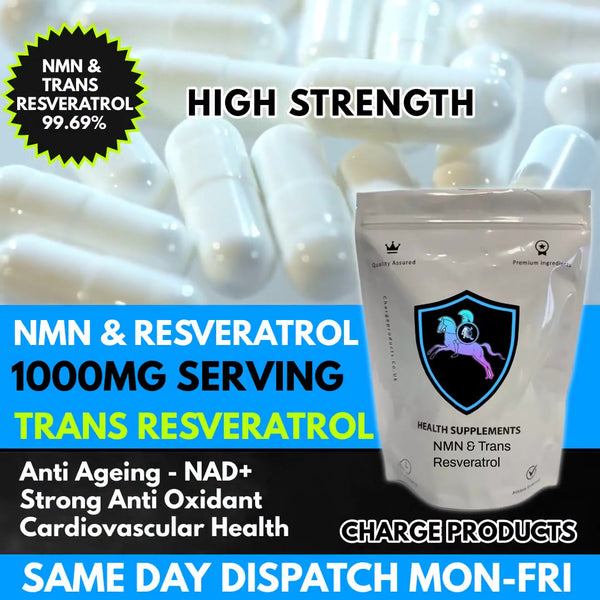 NMN + Resveratrol 500mg Capsules