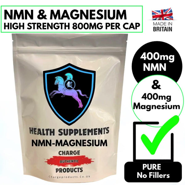 NMN & Magnesium 800mg |Boost NAD Energy Stress Anxiety Supplement.